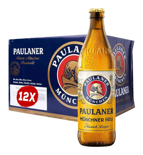 Cerveja Paulaner Munchner Hell 500ml (12 Garrafas)
