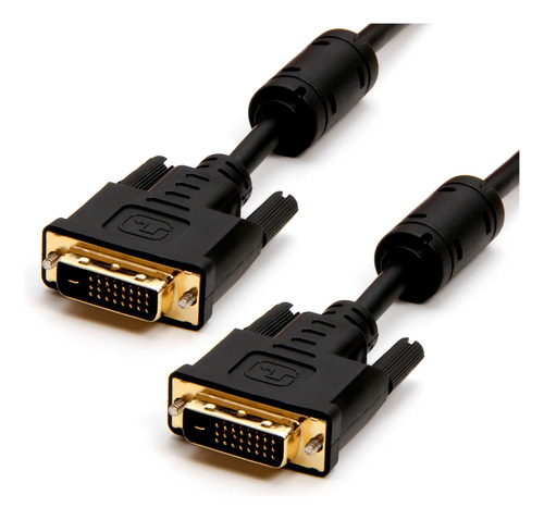 Cmple Cable Dvi A Dvi De Doble Enlace Chapado En Oro - (cabl