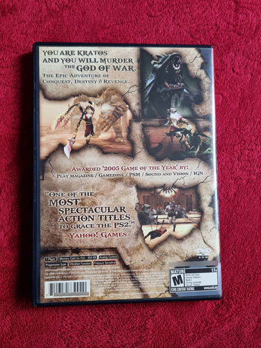 God Of War Ps2 Versión De Dos Discos Totalmente Original (Usado)