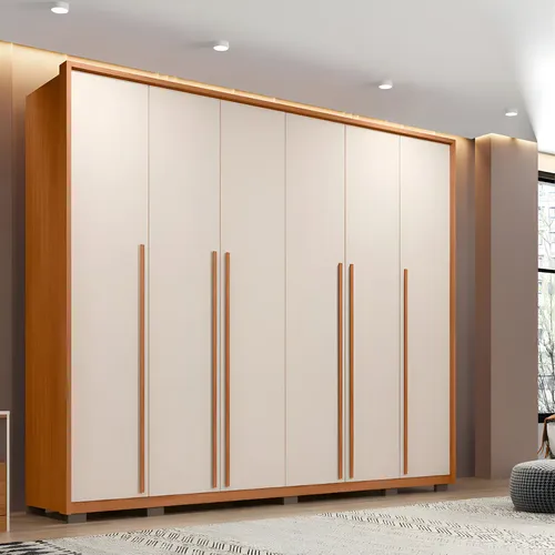 Guarda-roupa Casal 6 Portas 6 Gavetas Suburban Ha