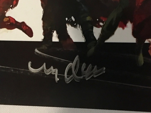 Print Capitan America Zombie Cap Marvel Zombies Autografiado (Usado)