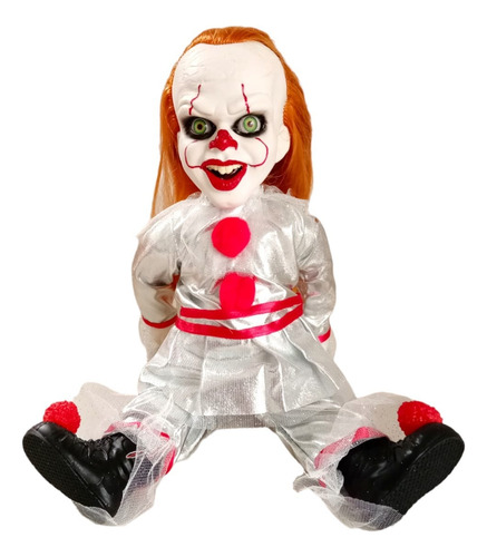 Pennywise It Eso Muñeco Terror Con Sonido 38 Cm Altura