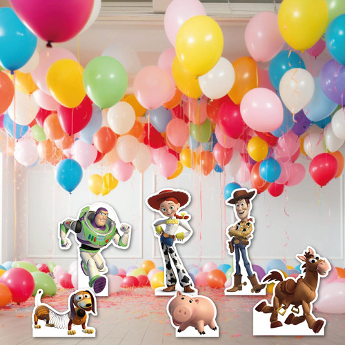 Figuras De Coroplast Toy Story 6pz Kit Para Fiesta