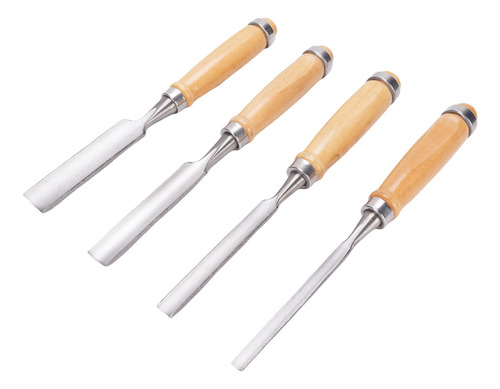 Juego De Cinceles Para Tallar Madera, 4 Piezas, Semicircular