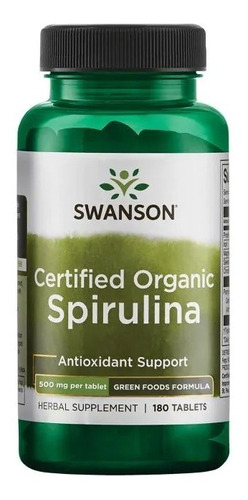 Spirulina Organica 180tabs500mg