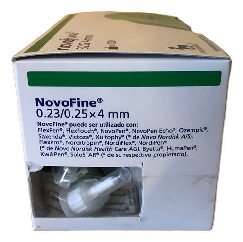 Novofine Agujas 32g X 4mm Caja 100 Unidades Blanco
