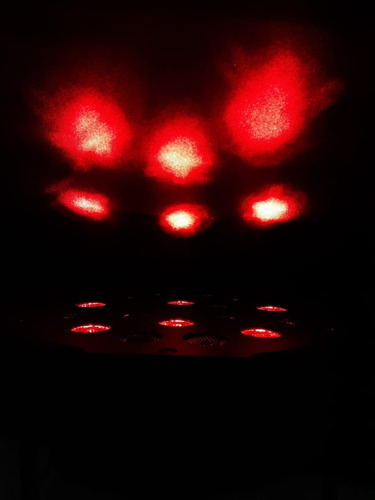 Canhão Refletor 18w Leds Rgb Dmx Digital Strobo Iluminação