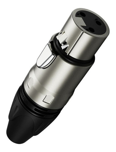 Kit 20 Conectores Linha Xlr Plug Fêmea 3 Polos Wireconex