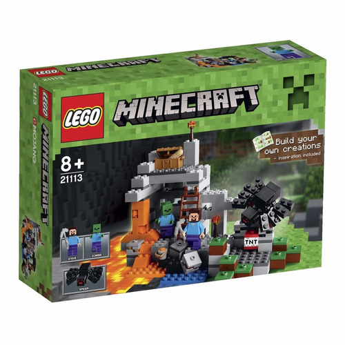 Lego Minecraft 21113 La Cueva Construccipn Bloques Educando