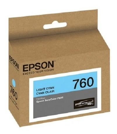 Cartucho Epson T760 Cyan Claro 25.9ml