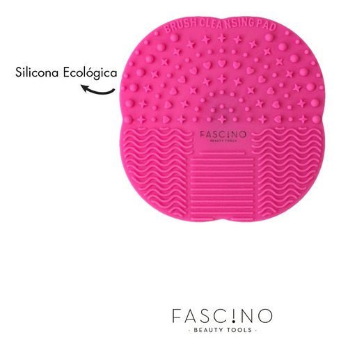 Kit Limpia Brochas: Líquido + Pad Cleansing Fascino