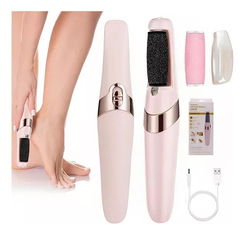 Aparelho Lixa Pés Elétrico Esfoliante Removedor De Calos Usb 110v/220v Jgbrasil