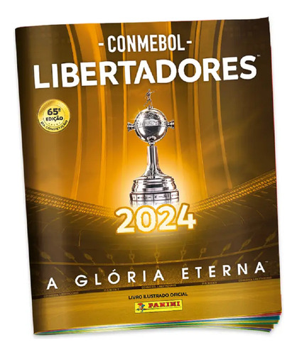 Álbum Libertadores 2024 Capa Mole Não Acompanha Figurinhas
