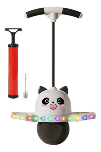 . Bola De Pogo Em Formato De Panda Com Alça, Bola Quicando
