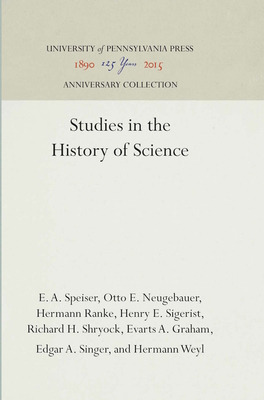 Libro Studies In The History Of Science - Speiser, E. A.