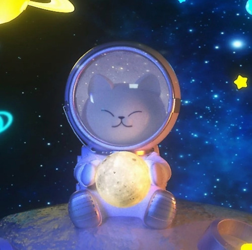 Luz De Noche Lámpara De Astronauta De Decoración Regalo Led
