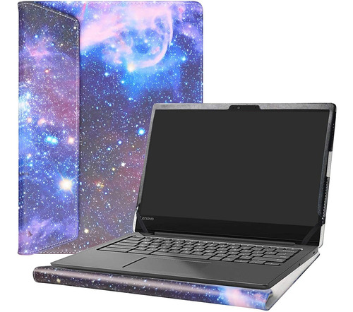 Funda Protectora Para Laptop | Cuero Falso, Galaxia