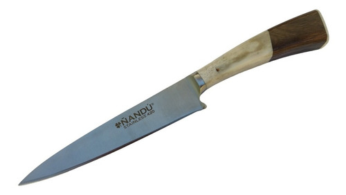 Cuchillo Artesanal Asado Acero Inoxidable Ñandu 14 Combinado