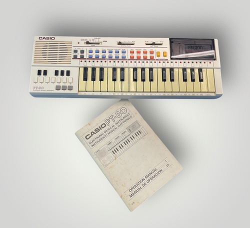Teclado Casio Pt-80 - Vintage Branco