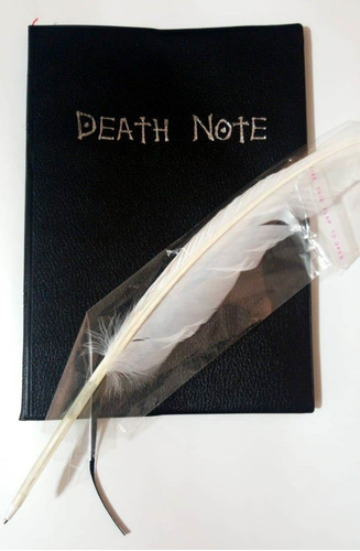 Death Note Con Pluma Y  Reglas Japones E Ingles