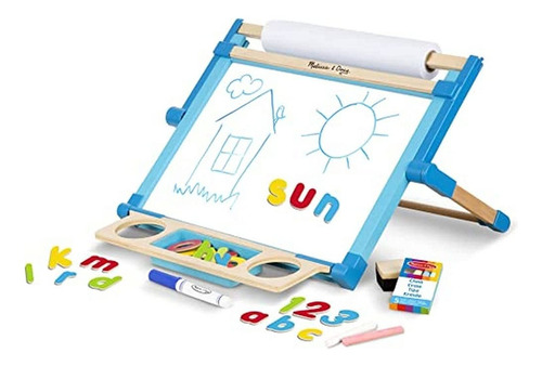 Melissa & Doug Caballete Deluxe De Doble Cara Para Mesa, Piz