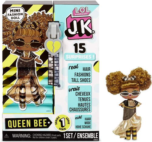 Lol Surprise Jk Queen Bee Muñeca + 15 Sorpresas