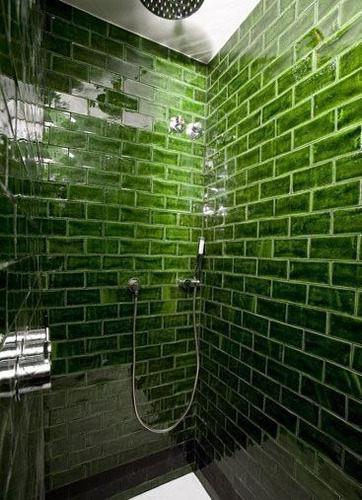 Ceramica 7,5x15 Biselada Verde M2