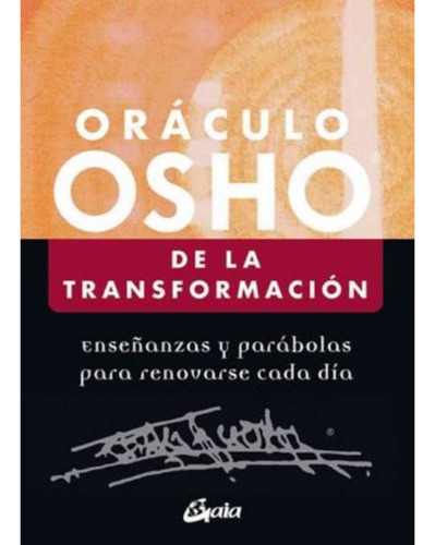 Oraculo Osho De La Transformacion 60 Cartas + Instructivo