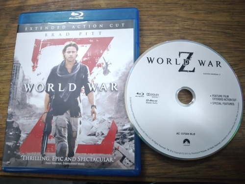 Guerra Mundial Z Blu Ray