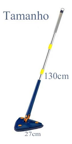 Esfregão De Limpeza Triangular Giratório Ajustável Esfregão Cor aleatorio