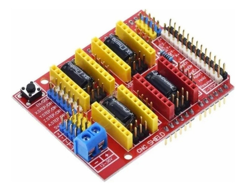 Cnc Shield 4 Drivers Motor Paso A Paso Impresora 3d Cnc