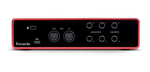 Imagen 2 de 2 de Interface de audio Focusrite Scarlett 4i4 3.º.ª generación gen