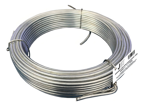 Arame Liso Galvanizado - Bwg12-2,77mm - 1 Kg - Jst Cor Prateado