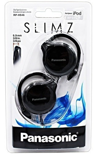 Auriculares Con Gancho Clip Panasonic Deportivos Diginet Color Negro