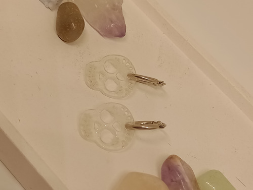 Aros Acero Quirúrgico Calavera Regalo Souvenir