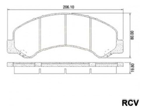 Balatas Disco  Delantera Para Isuzu Elf 300  2014