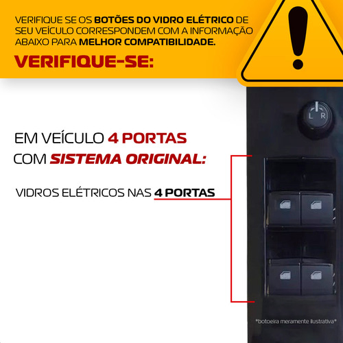 Módulo Subida Vidro Elétrico Leaf 2018 2019 2020 2021 22 23