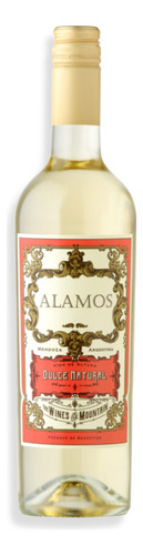 Vino Blanco Álamos Dulce Natural 750ml Mendoza Caja X6u