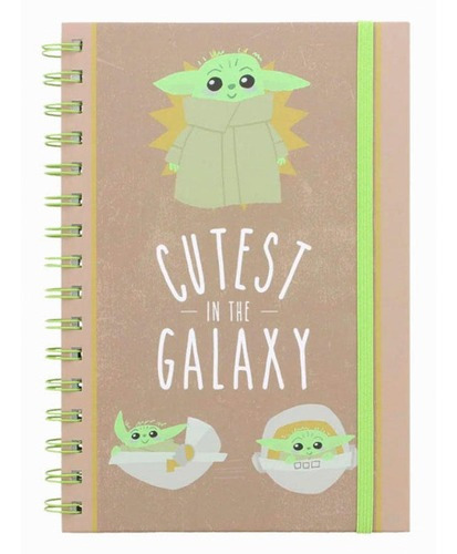  Pyramid Libreta Baby Yoda Chiquito- Star Wars Mandalorian A5 unidad x 1