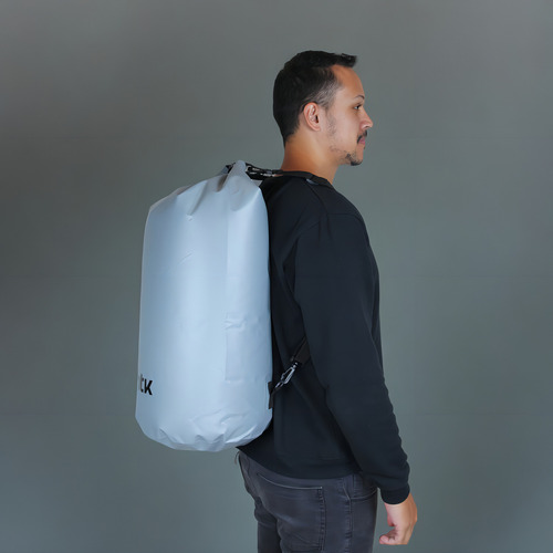 Saco Estanque Duffle 2.0 Nautika Impermeável 40 Litros Cor Cinza