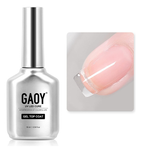 Gaoy Capa Superior De Gel Para Esmalte De Uñas De Gel, 0.6.