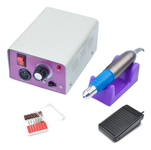 Pulidor Profesional Esmeril Para Uñas Con Pedal 25000 Rpm Aleatorio