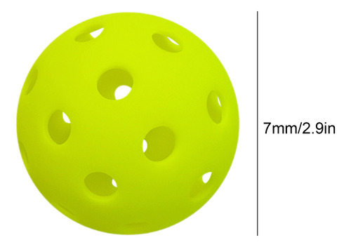 Pickle Balls, 6 Paquetes, 40 Hoyos, Para Exteriores