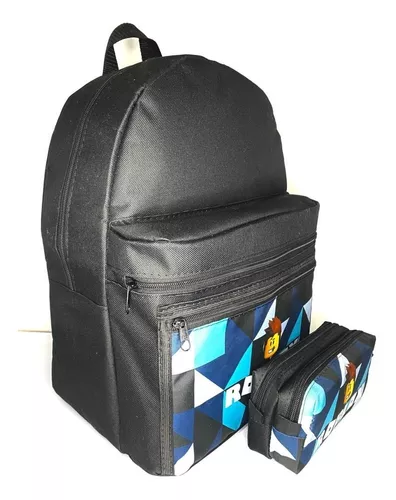 Kit Mochila Escolar Personalizada Roblox