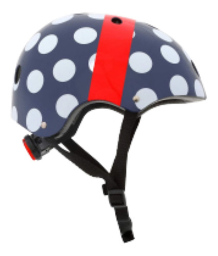 Casco Bicicleta Hornit Con Luz Infantil Polka Dot 53-58cm Color Multicolor