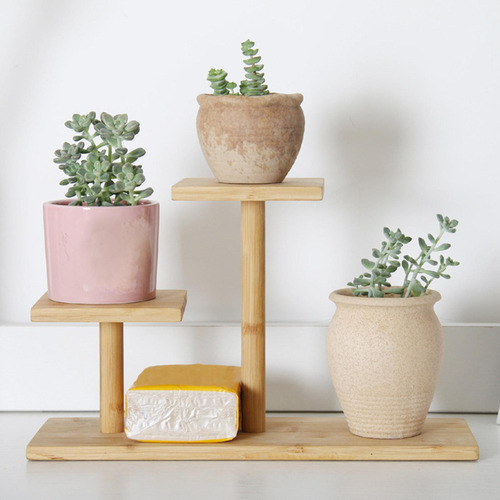 Soporte Pequeño Para En Maceta, Soporte Para De Madera