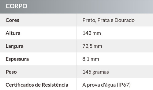Celular Samsung Galaxy S5 Dual Chip Dourado. Sm-g903m/ds