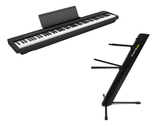 Piano Roland Fp30x Bk Digital Y Base Doble Sk102 Soundking