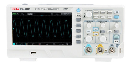 Osciloscópio digital Uni-t UTD2102Cex+ Plus 100mhz 2ch