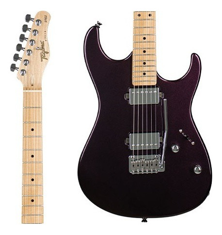 Guitarra Tagima Brasil Stella H2 Galaxy Dust Escala Clara Orientação Da Mão Destro